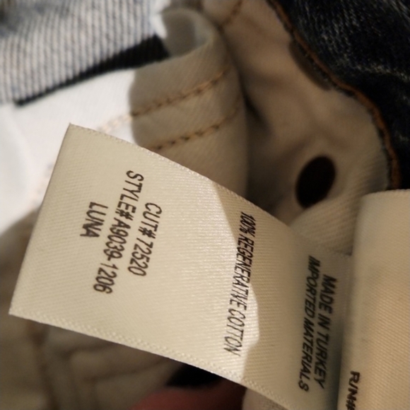 ❤️ NWOT! AGOLDE LUNA HIGH RISE PIECED WIDE LEG JEANS, 0 (25) - Picture 11 of 15